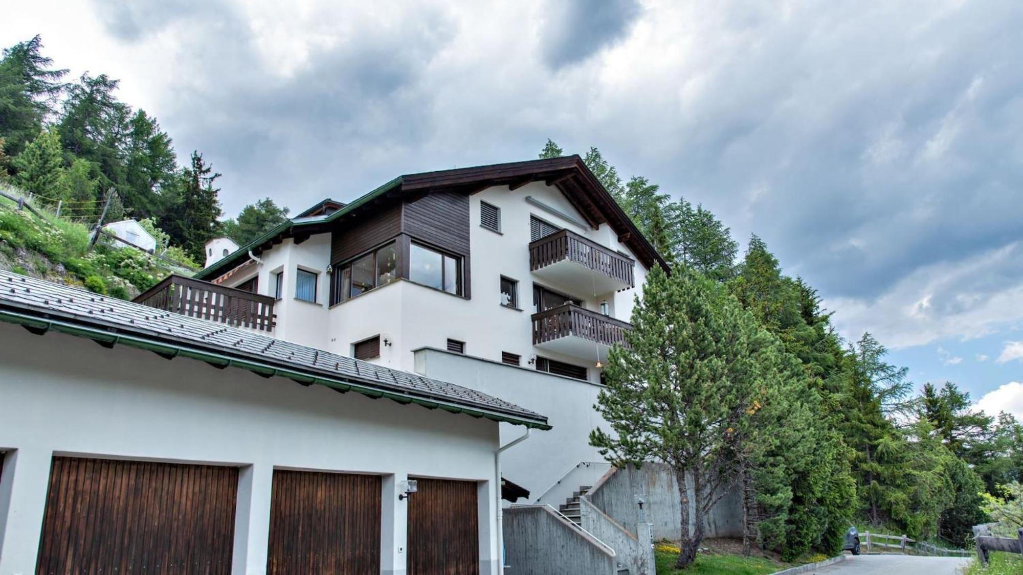 Chesa Flurigna - Zuoz Apartment Exterior foto